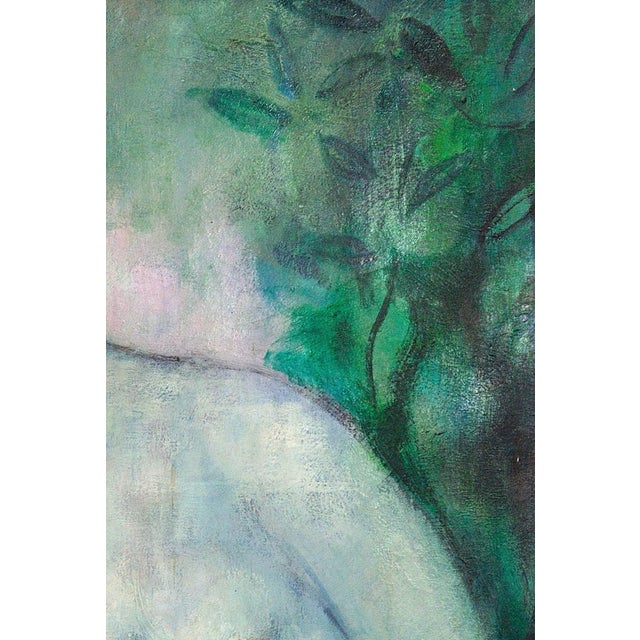 Luciano Sopelsa, Nude Nudo Al Tramanto, 1975, Oil Painting on Canvas, Framed For Sale - Image 7 of 18
