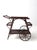 Brown Early 1900s American Wicker Serving Cart For Sale - Image 8 of 18