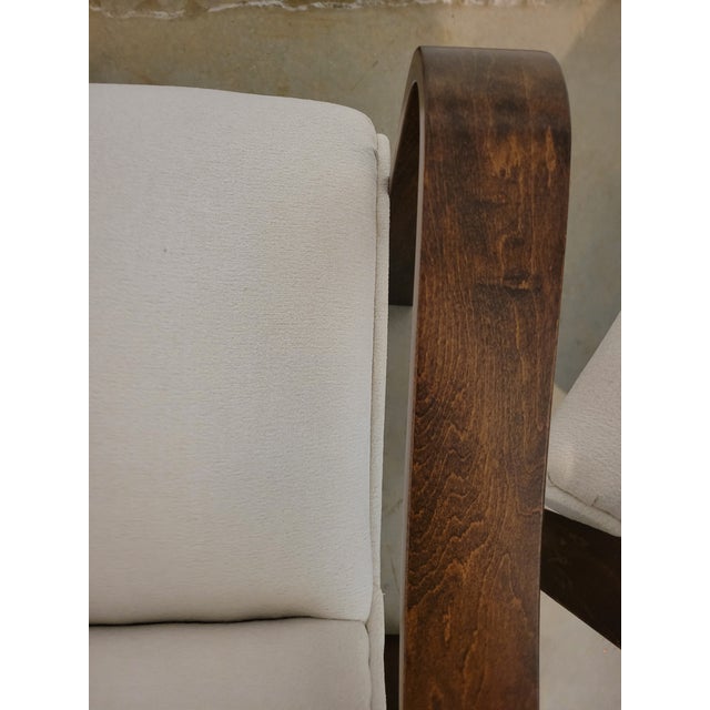 Wood Pair of Mid 20th Century Thonet Art Deco Style Chairs For Sale - Image 7 of 12