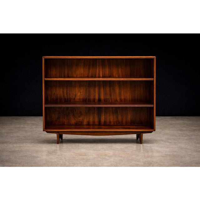 Martin Eisler & Carlo Hauner Bookshelf in Caviúna wood, Forma S.A., Brazilian Modern, circa 1950 For Sale In New York - Image 6 of 11