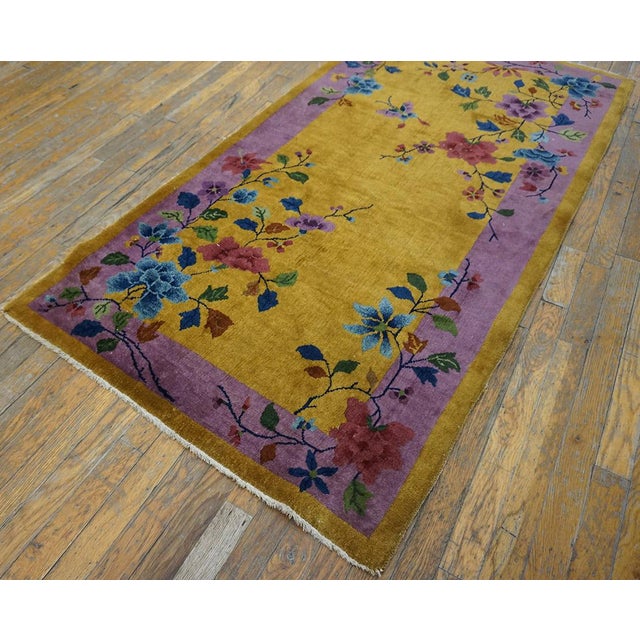 1920s Chinese Art Deco Carpet For Sale - Image 10 of 11