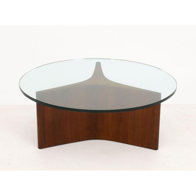 Mid 20th Century Danish Modern Walnut Coffee Table For Sale - Image 5 of 6