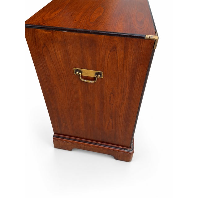 1970s National Mt. Airy Campaign-Style Six-Drawer Dresser For Sale In Tampa - Image 6 of 9