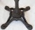 Victorian 1920s Antique French Cast Iron Bistro Table Stand a Pair For Sale - Image 3 of 13
