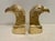 Nice set of extra large, heavy brass Eagle bookends. Has thin felt on bottom of each to prevent scratching furniture....