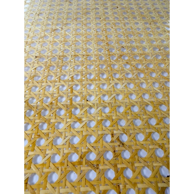 Cane and Acrylic Trays attributed to Cavinato Ulderico, 1970s, Set of 2 For Sale - Image 4 of 5