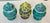 Ceramic Chinese Miniature Lidded Temple Jars - A Set of 3 For Sale - Image 7 of 9