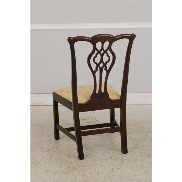 Wood Set of 6 Stickley Mahogany Dining Chairs For Sale - Image 7 of 18