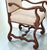 French Mid 20th Century Pair of French Fruitwood Upholstered Armchairs For Sale - Image 3 of 9