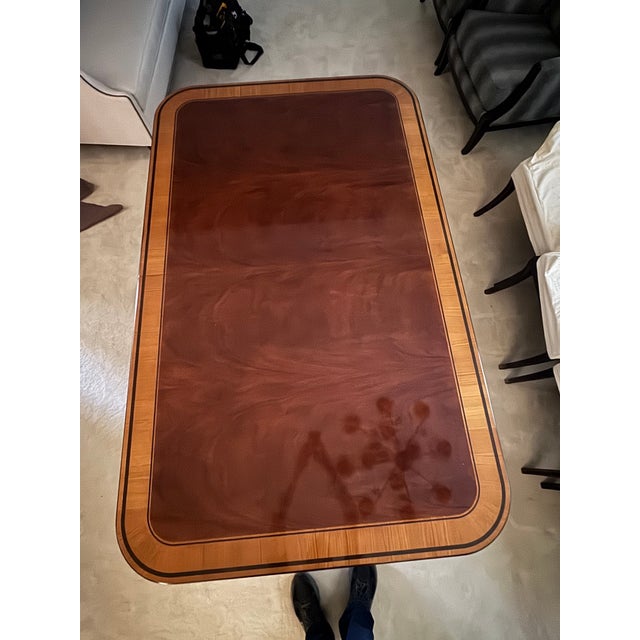 1990s Regency Dining Table and Chairs For Sale - Image 15 of 18