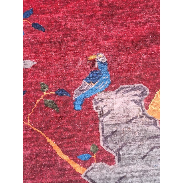 Art Deco Large Vintage Chinese Art Deco Rug – 11'5" X 9'2" For Sale - Image 3 of 8
