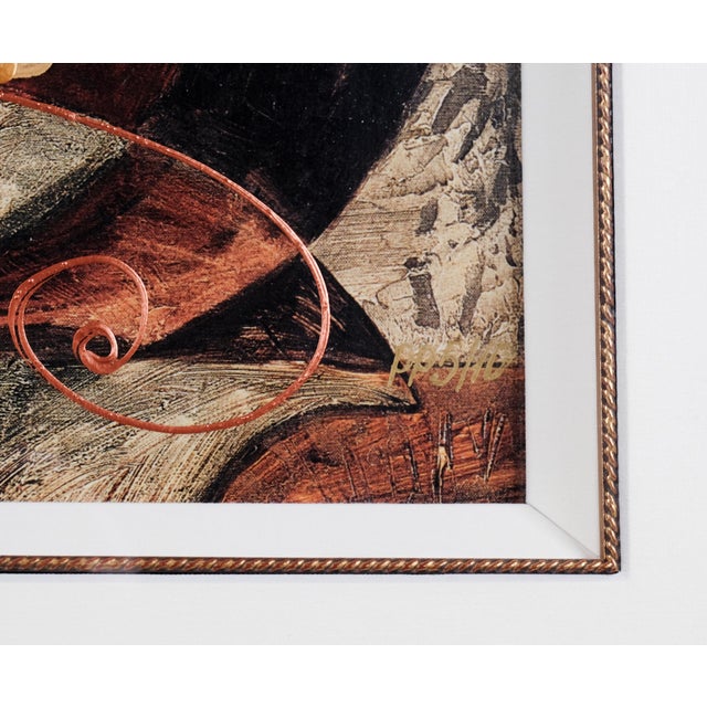 1990s 1990s Oleg Zhivetin Untitled Work Artist Hand Signed and Numbered Limited Edition Printers Proof 5/10 Framed, Matted & Fileted Serigraph For Sale - Image 5 of 6