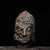 This is a striking vintage bronze head sculpture featuring a dual-faced design, a classic representation of the concept of...