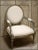 Wood Swedish Guilloche Carved Armchair For Sale - Image 7 of 8