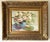 Late 20th Century Impressionist Floral Still Life oil painting on linen. The composition features a vibrant bouquet of...