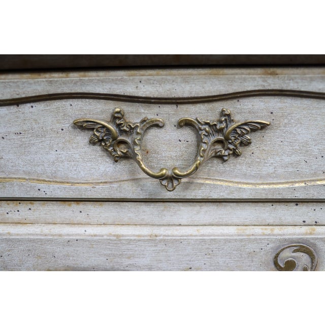 Italian Marble-Top Credenza For Sale - Image 9 of 11
