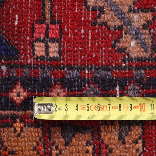 Malayer Rug in Cotton & Wool Heavy Knot, Middle East For Sale - Image 10 of 11