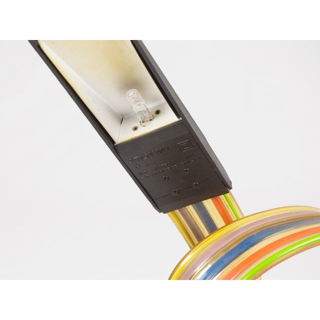 1980s Italian Nastro Table Lamp by Alberto Fraser for Stilnovo, 1983 For Sale - Image 5 of 9