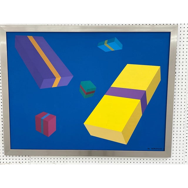 Geometry Study' by M. Vondrak, 1971 For Sale In West Palm - Image 6 of 12