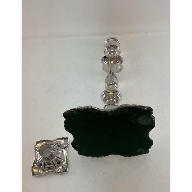 Exquisite & Rare Silver Candlestick by James Dixon & Sons. For Sale - Image 10 of 18