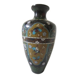 Antique Chinese Cloisonne Vase For Sale