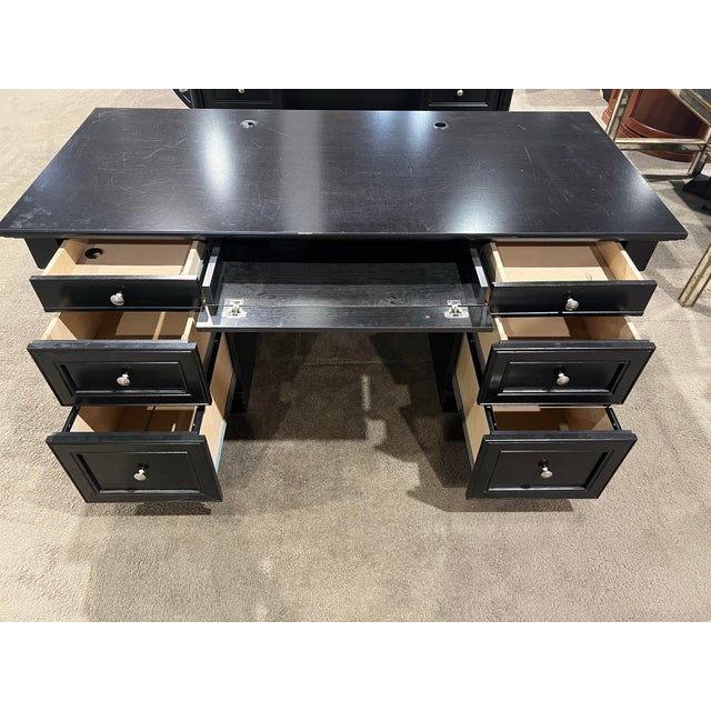 Bowery Hill Seven Drawer Executive Desk For Sale In Las Vegas - Image 6 of 6