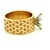 1970s 1970s FJG 14k Gold Basket-Weave Ring With Marquise Diamond, Size 5 For Sale - Image 5 of 14