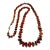 Vintage Baltic, Amber, and Nodded Beaded Necklace For Sale