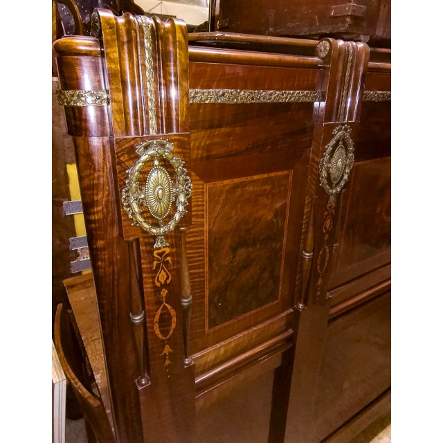 Double Bed with Inlays in Worked Brass from Liberty For Sale - Image 14 of 18