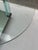 Postmodern Italian Curved Green Glass Bar Cart by Fiam, 1980s For Sale - Image 10 of 11