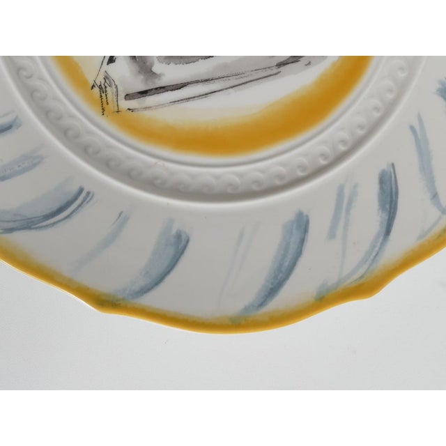 Ceramic Lorenzo the Magnificent Wall Plate by Luciano Guarnier for Richard Ginori, Italy, 1996 For Sale - Image 7 of 13