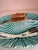 French Antique French Lunéville Barbotine Majolica Turquoise Asparagus Platter For Sale - Image 3 of 5
