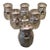 Mid 20th Century Individual Sterling Silver Salt Shakers - Set of Six For Sale