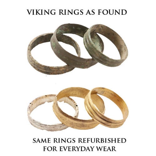 15th Century & Earlier Fine Ancient Viking Wedding Ring, 10th-11th Century Ad, Size 6 For Sale - Image 5 of 6