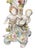 White Pair of Meissen Style Porcelain Five-Arm Candelabras. Germany, 20th Century. For Sale - Image 8 of 10