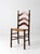 Vintage 1930s Tell City Rush Seat Ladder Back Chair For Sale - Image 12 of 17
