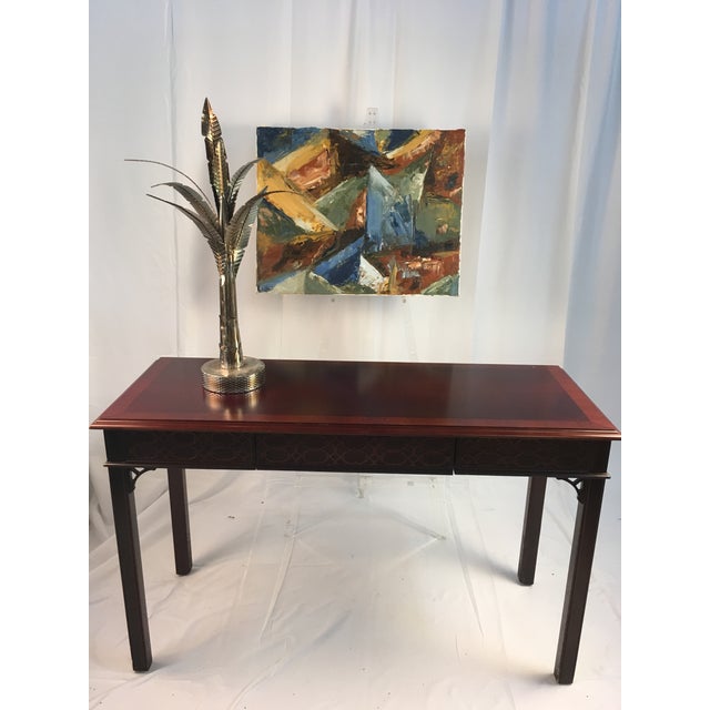 1980s Chippendale Drexel Console For Sale - Image 9 of 11