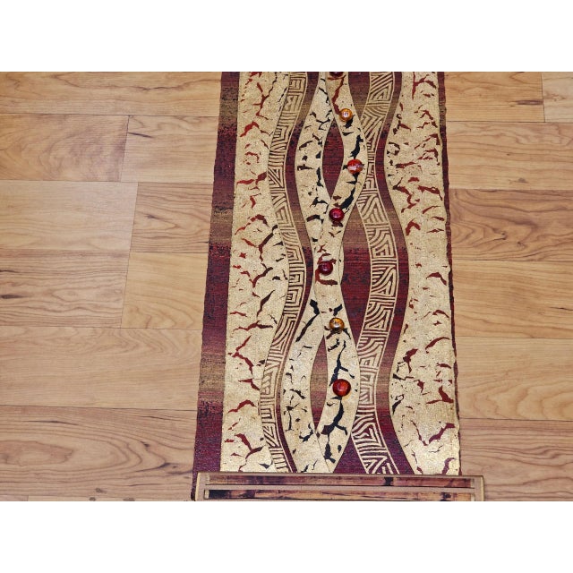 Black Contemporary Mixed Media Wall Art Pair, 3d Fiber Glass Wood, Usa For Sale - Image 8 of 12