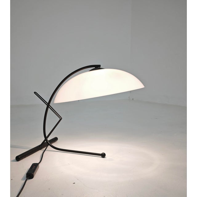 Table Lamp in Murano Glass and Black Metal, 1980s For Sale - Image 14 of 18