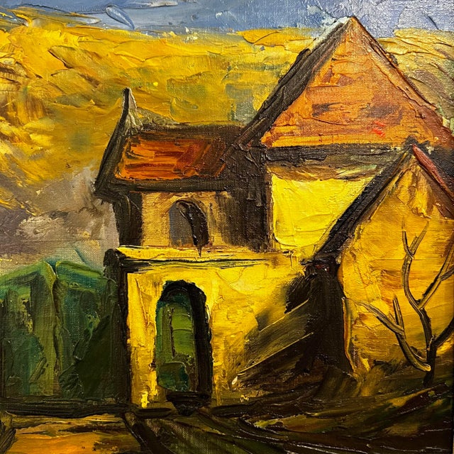 Béla Erdélyi Landscape Cityscape Painting Framed