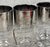 1980s Mid-Century Chrome Silver Fade Tall Liquor Glass & Coaster Bar Serving Set - 13 pcs For Sale - Image 11 of 13