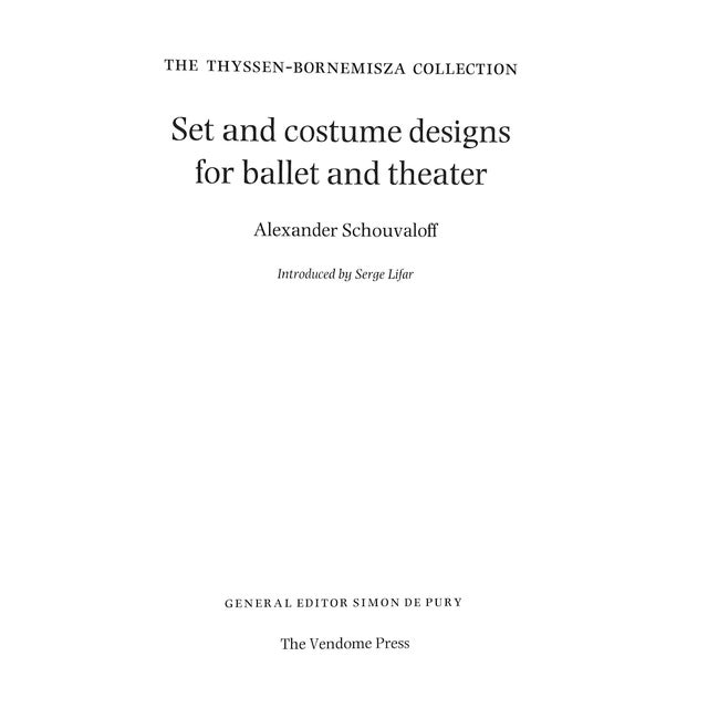 SCHOUVALOFF, Alexander [268] pp. 1987 The Vendome Press 11 3/4" x 10" During his lifetime the late Baron Thyssen-...