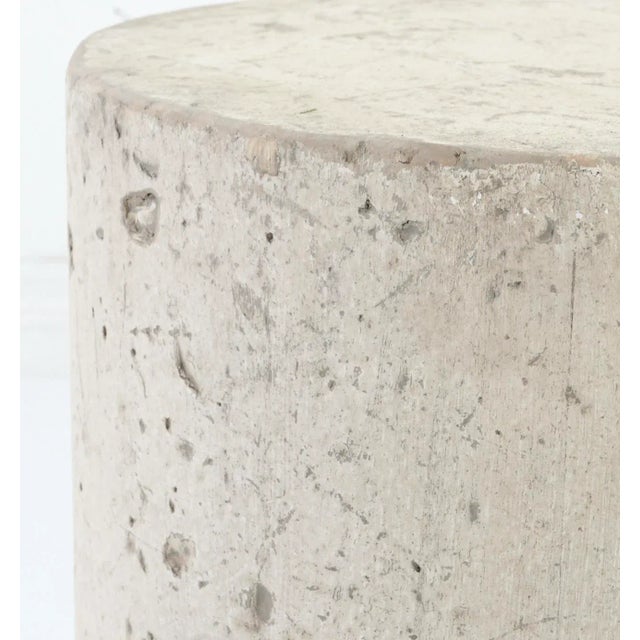 Cream Tuscan Cream Round Side Table 17" For Sale - Image 8 of 10
