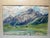 Original Watercolor Painting by Fritz Wucherer of Alpine Mountain Range & Cabin Landscape for your consideration. The...