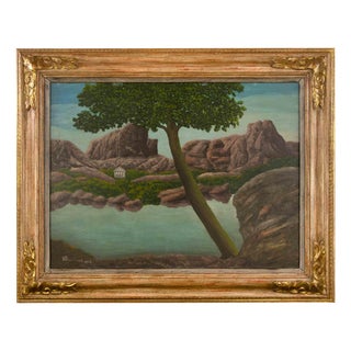 André Bauchant, Paysage Grecque, Oil Painting, 1943 For Sale