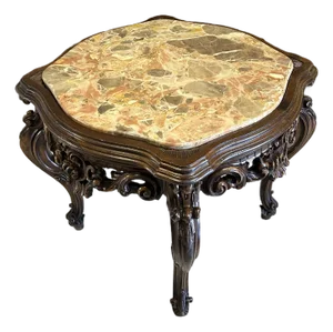Late 20th Century Baroque Tortoise Top Table