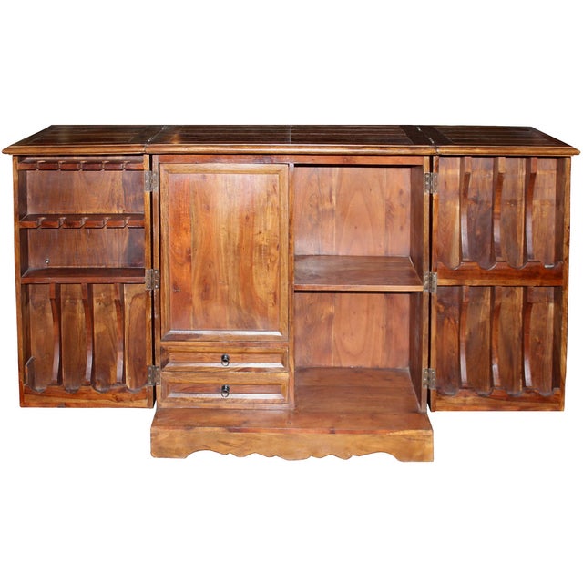 Mango Wood Bar Chairish