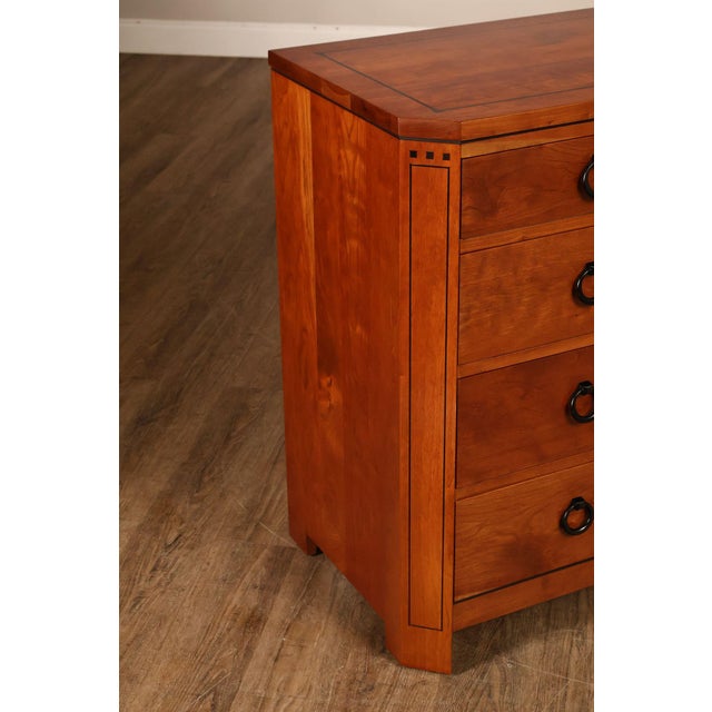 Wood Stickley 21st Century Collection Pair of Cherry Chests For Sale - Image 7 of 18