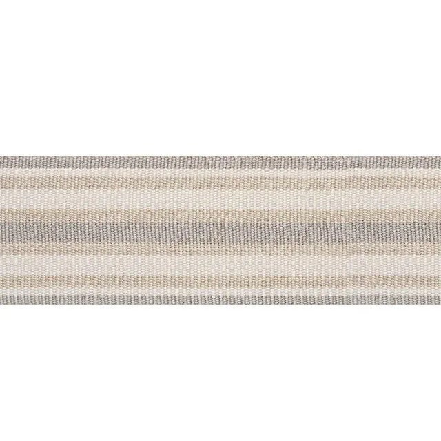 Schumacher Levant Tape in Stone For Sale