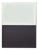 Monochrome Color-Field Painting by Rolf Hans, Two Small Things in Contrast, 1976, Acrylic on Canvas For Sale